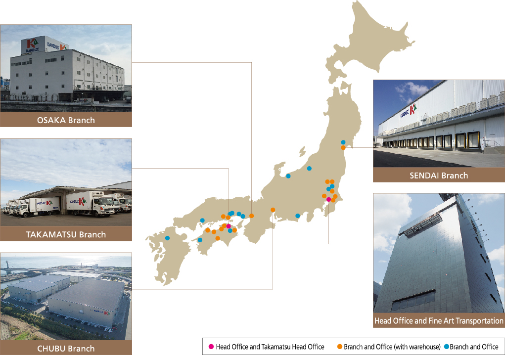 Transportation and delivery bases & warehouse storage bases